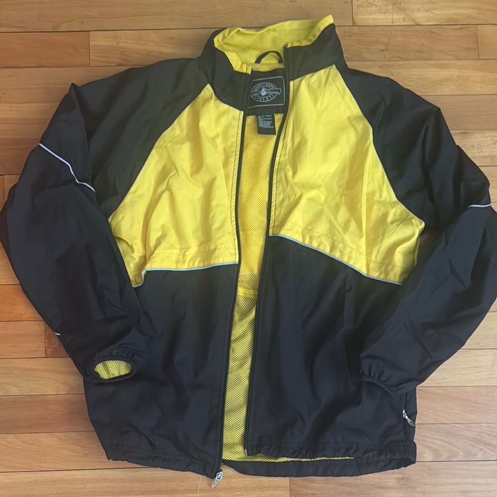 Yellow and Black Men's Jacket